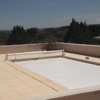 volet protection et piscine chauffée